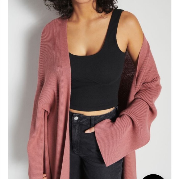 NWOT long ribbed cardigan - Picture 6 of 6